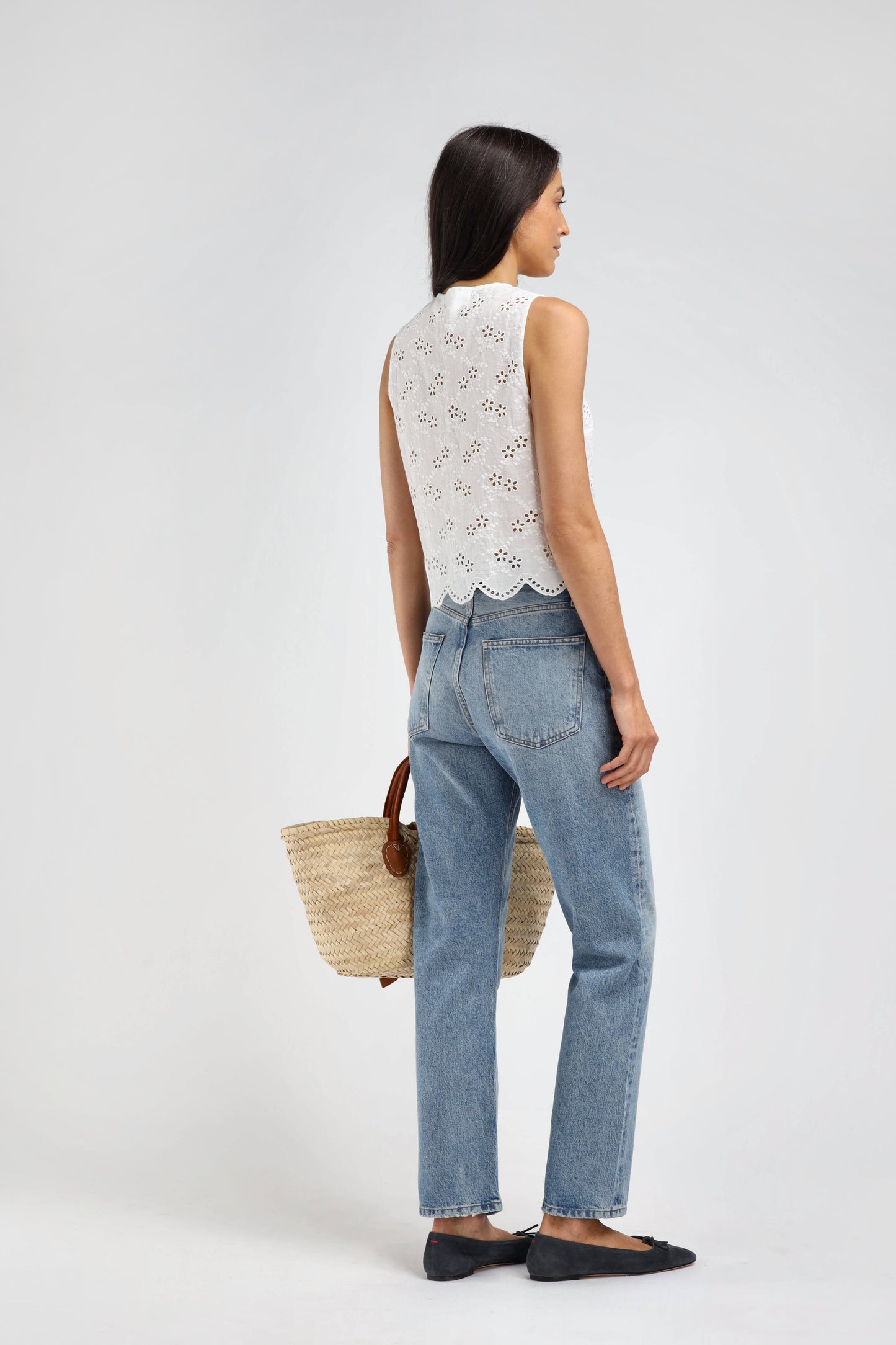 Louise Vest in White by Ladneri - Anita Hass