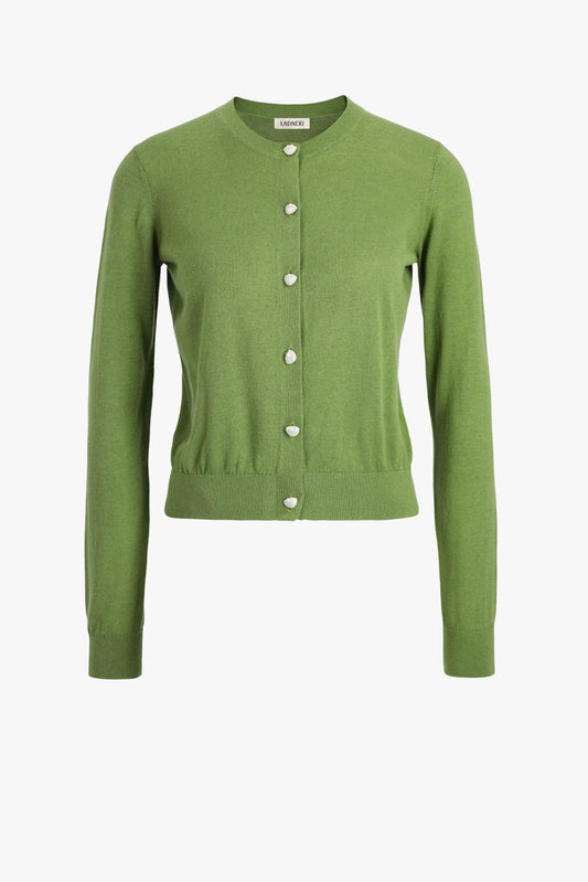 Cárdigan Gigi en verde brillante – Ladneri
