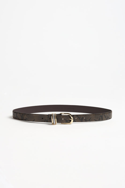 Gürtel Velin in Brown Snake – Ladneri