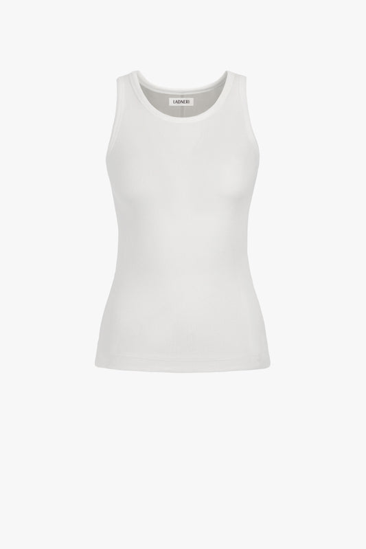 Tank Top La Coeur in Weiß – Ladneri