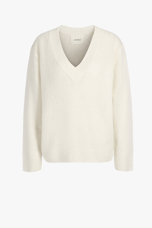 Leona Sweater in Cream by Lisa Yang - Anita Hass