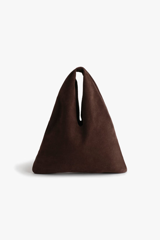 Louis Bag in Suede Brown by Manebi x Alex Rivière Studio - Anita Hass