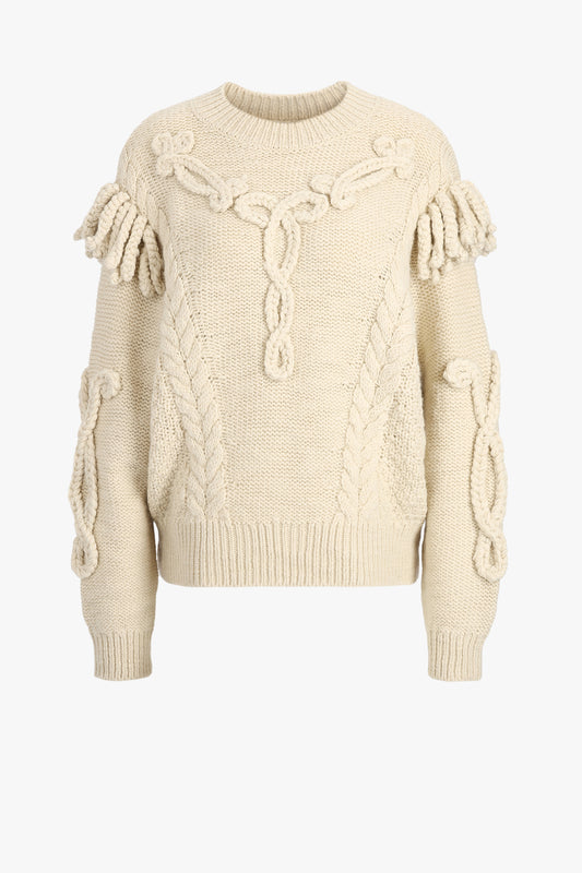 Pullover Katria in Ecru
