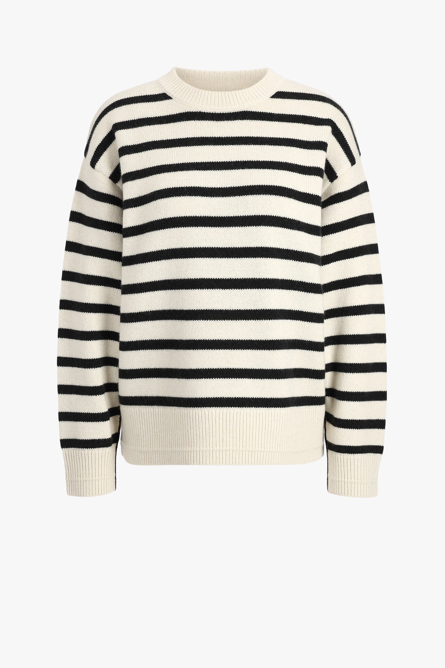 Pullover Ladder Cape in Ivory/Black Maria McManus