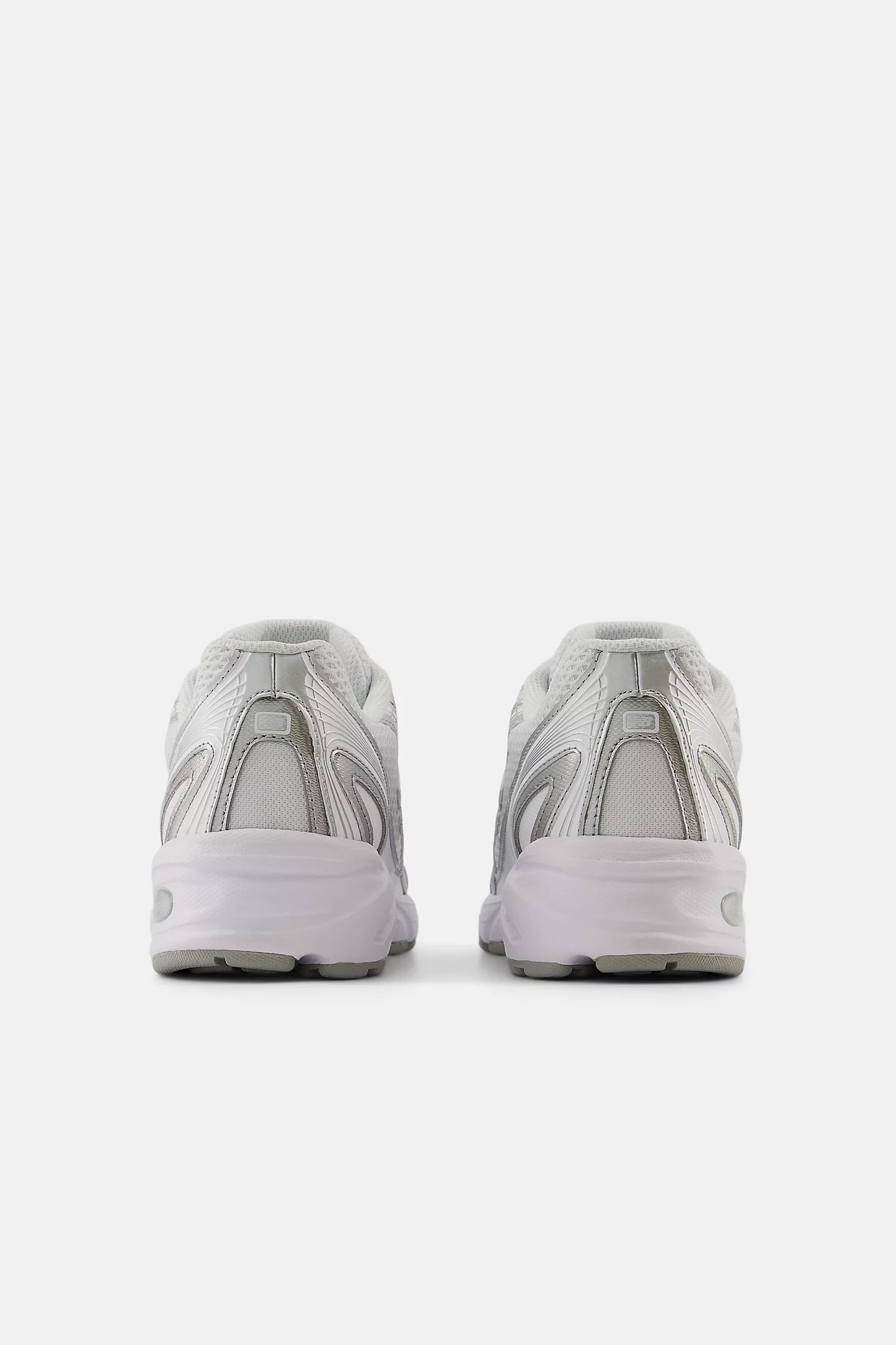 740 Sneakers in White/Silver Metallic - New Balance - Anita Hass