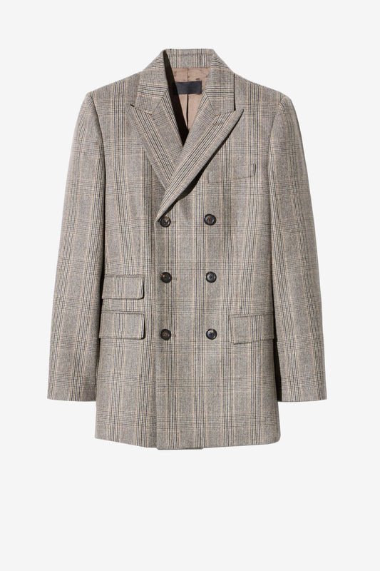 Noah Blazer in Fatigue Plaid