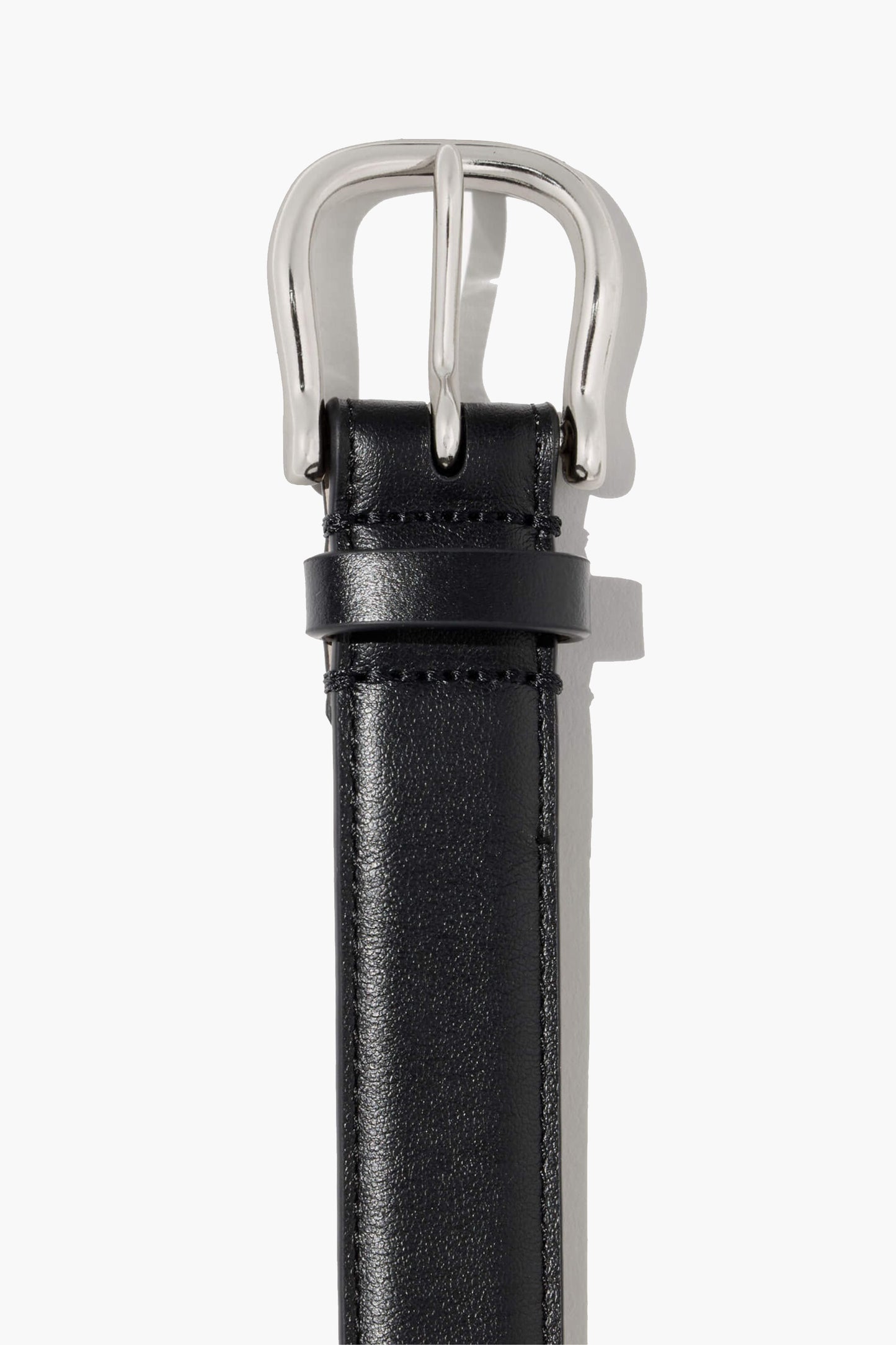 Cinturón Amelia en negro y plata