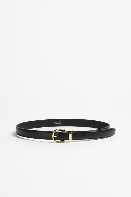 Gürtel Louise in Schwarz/Gold Nili Lotan