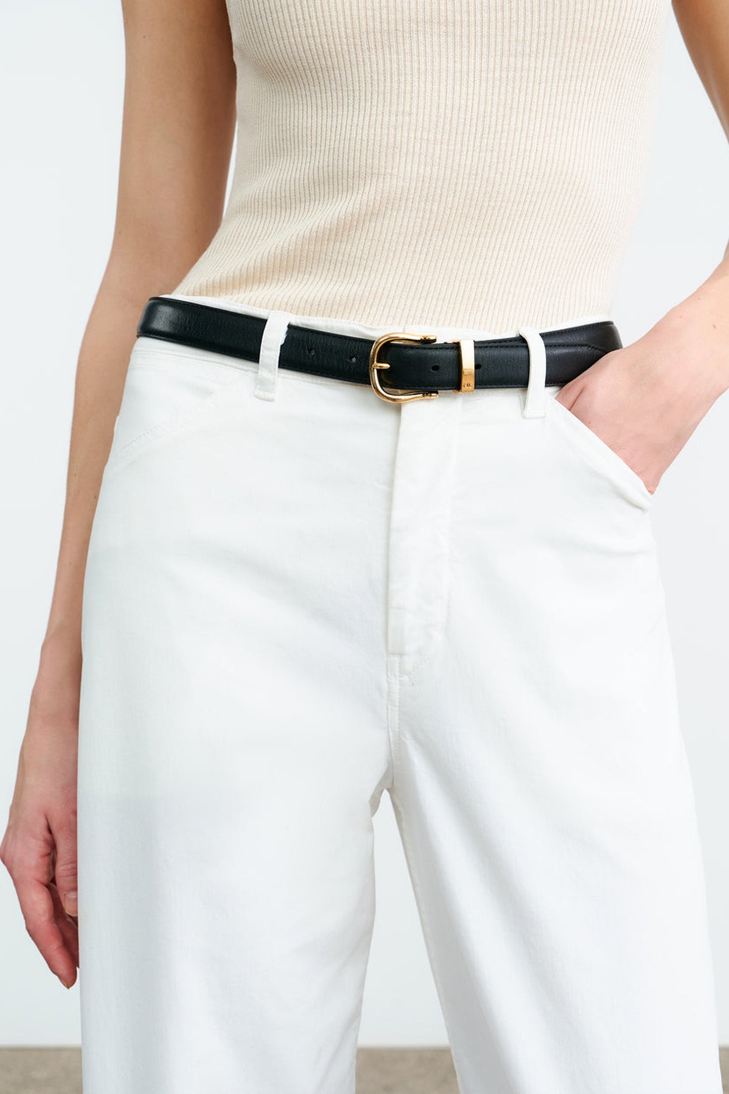 Hose Tribeca in Weiß Nili Lotan