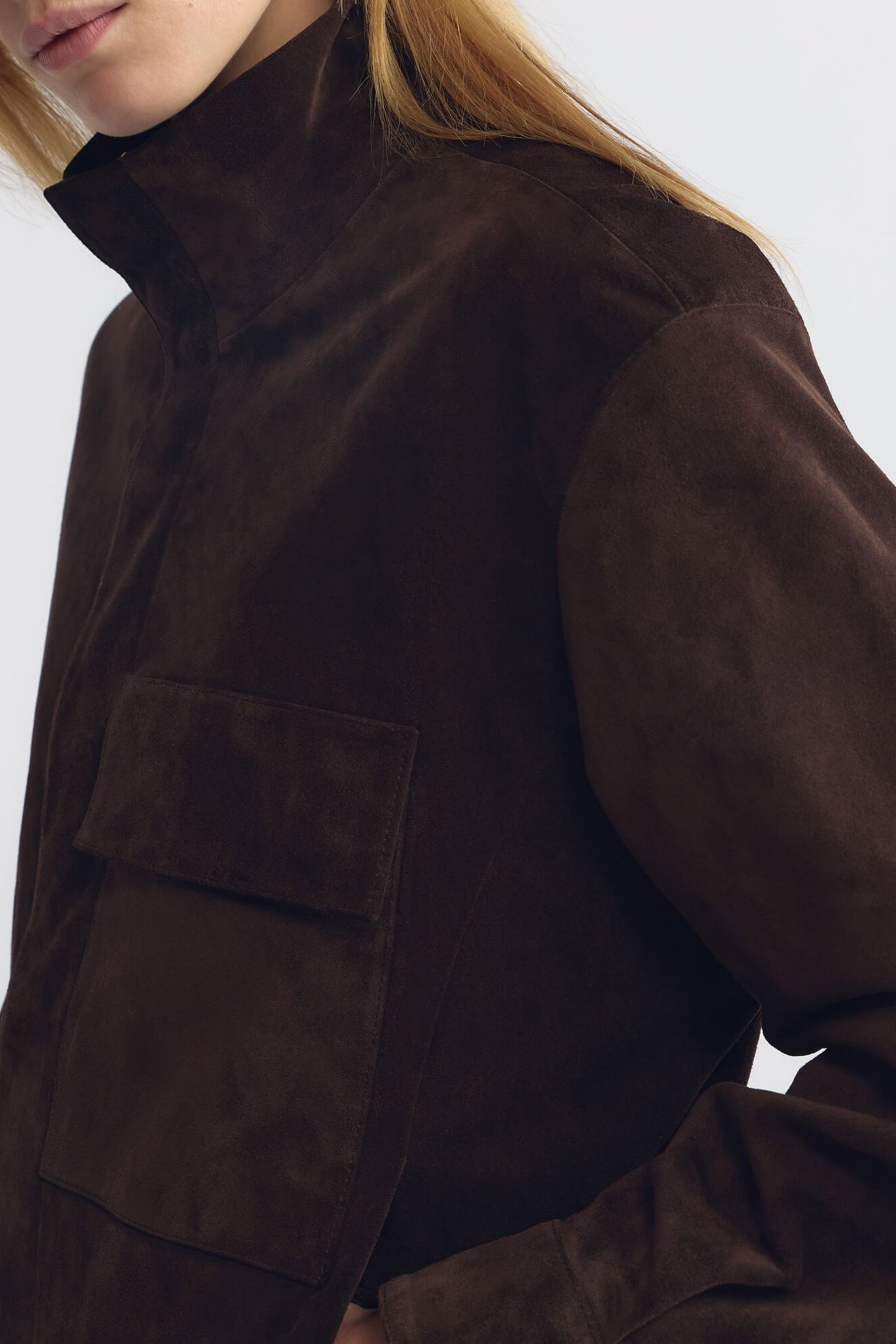 Lederjacke Cirque in Chocolate Brown Nili Lotan