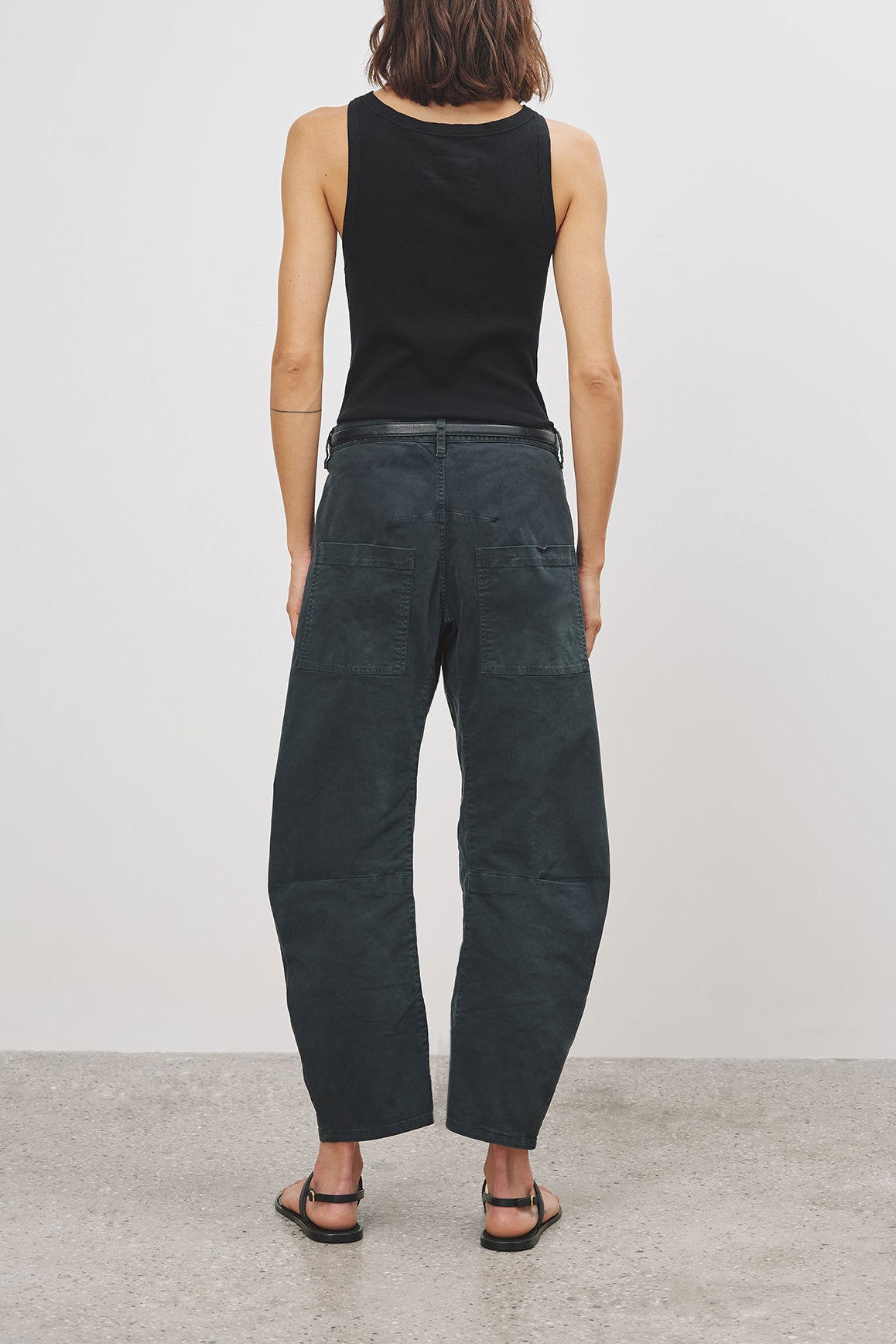 Tank Top Jennifer in Jet Black Nili Lotan
