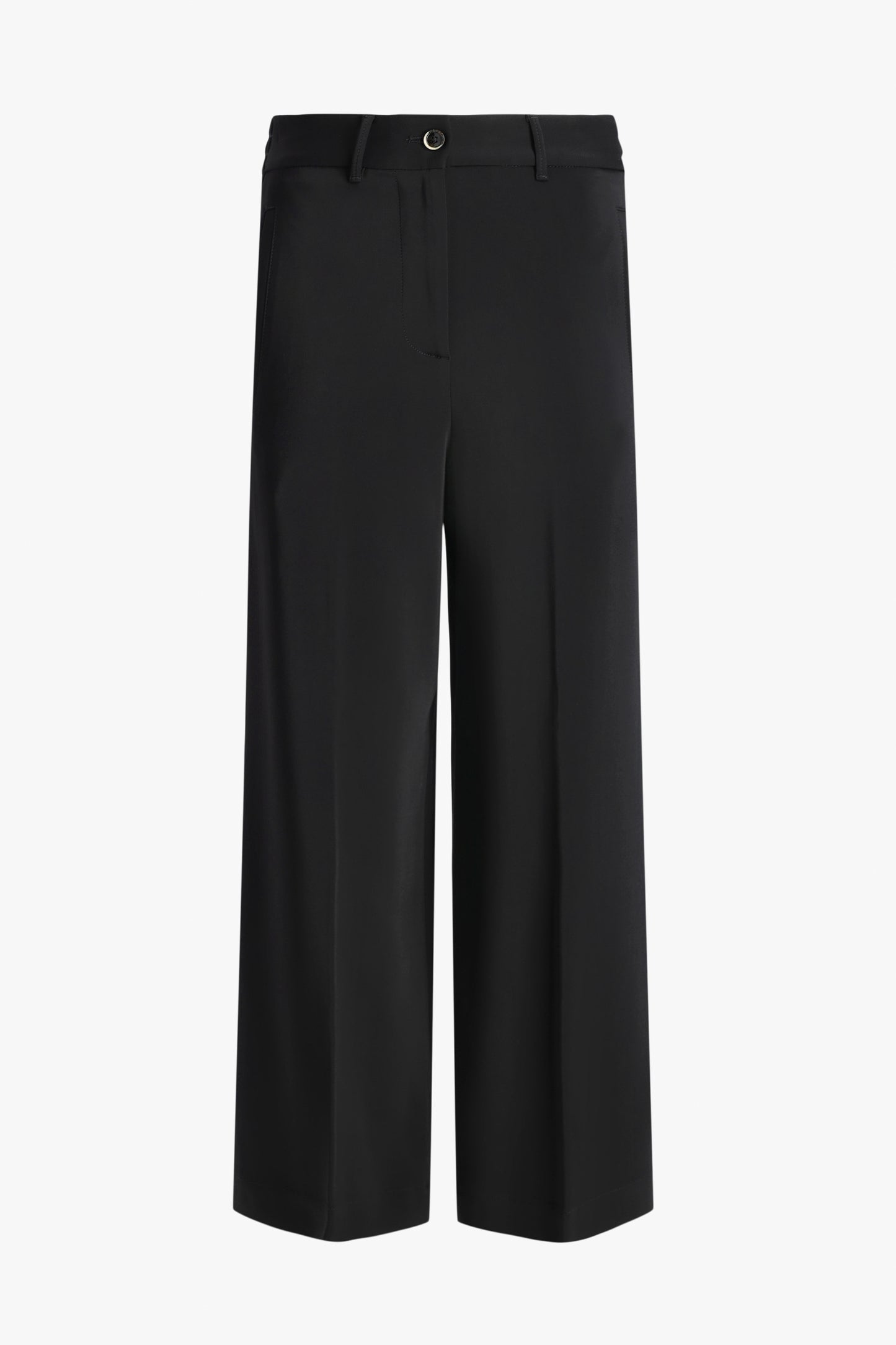 Astrid Crop Drawstring Pants in NeroNine In The Morning - Anita Hass