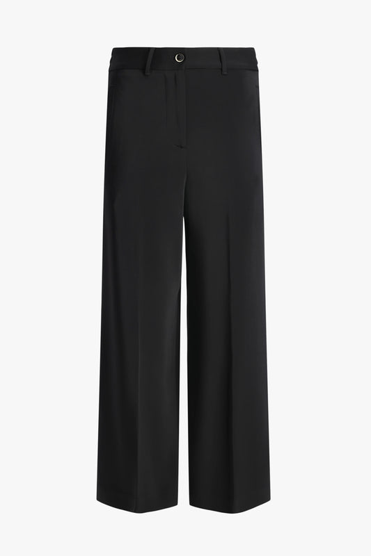 Astrid Crop Drawstring Pants in NeroNine In The Morning - Anita Hass