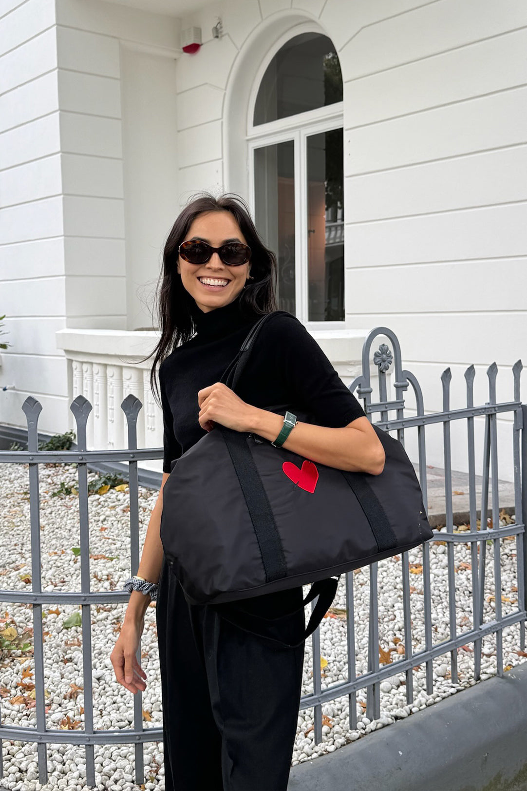 Taschen Set 'Heart' in Schwarz NylonAnita Hass - Anita Hass