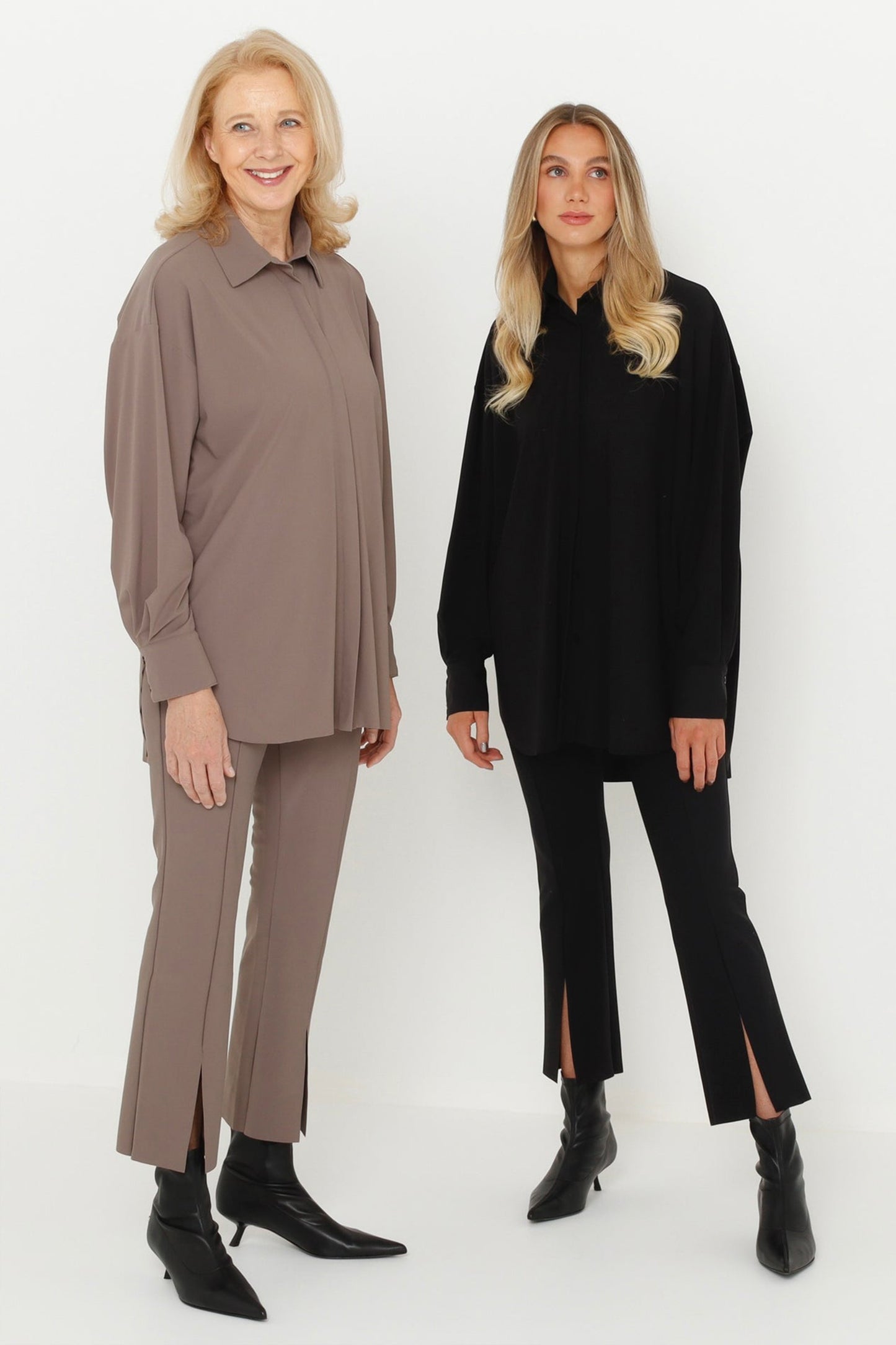 Bluse Men Shirt in TaupeOflab - Anita Hass