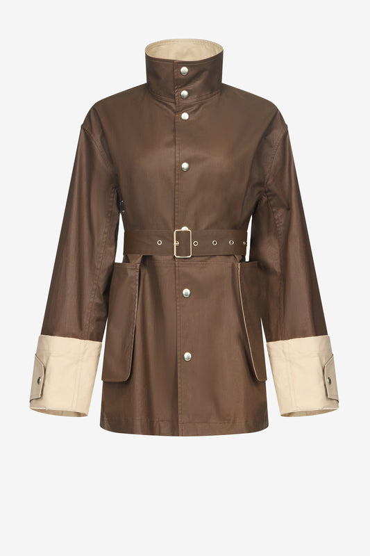 Asha Jacket in Tobacco/Rye