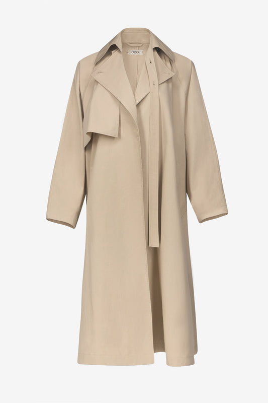 Trenchcoat Delta in Fawn Ossou