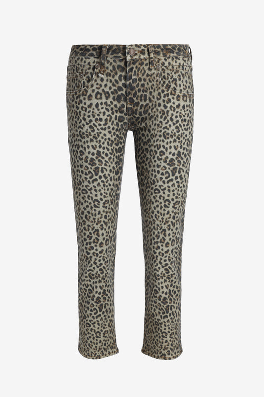 Boys' Straight-Leg Jeans in Classic Cheetah Brown