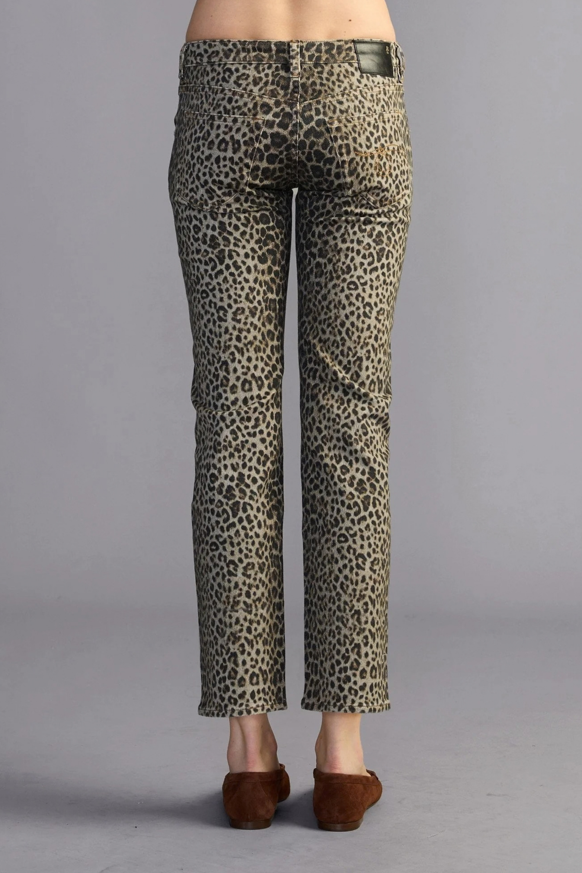 Jeans Boy Straight in Classic Cheetah Brown R13