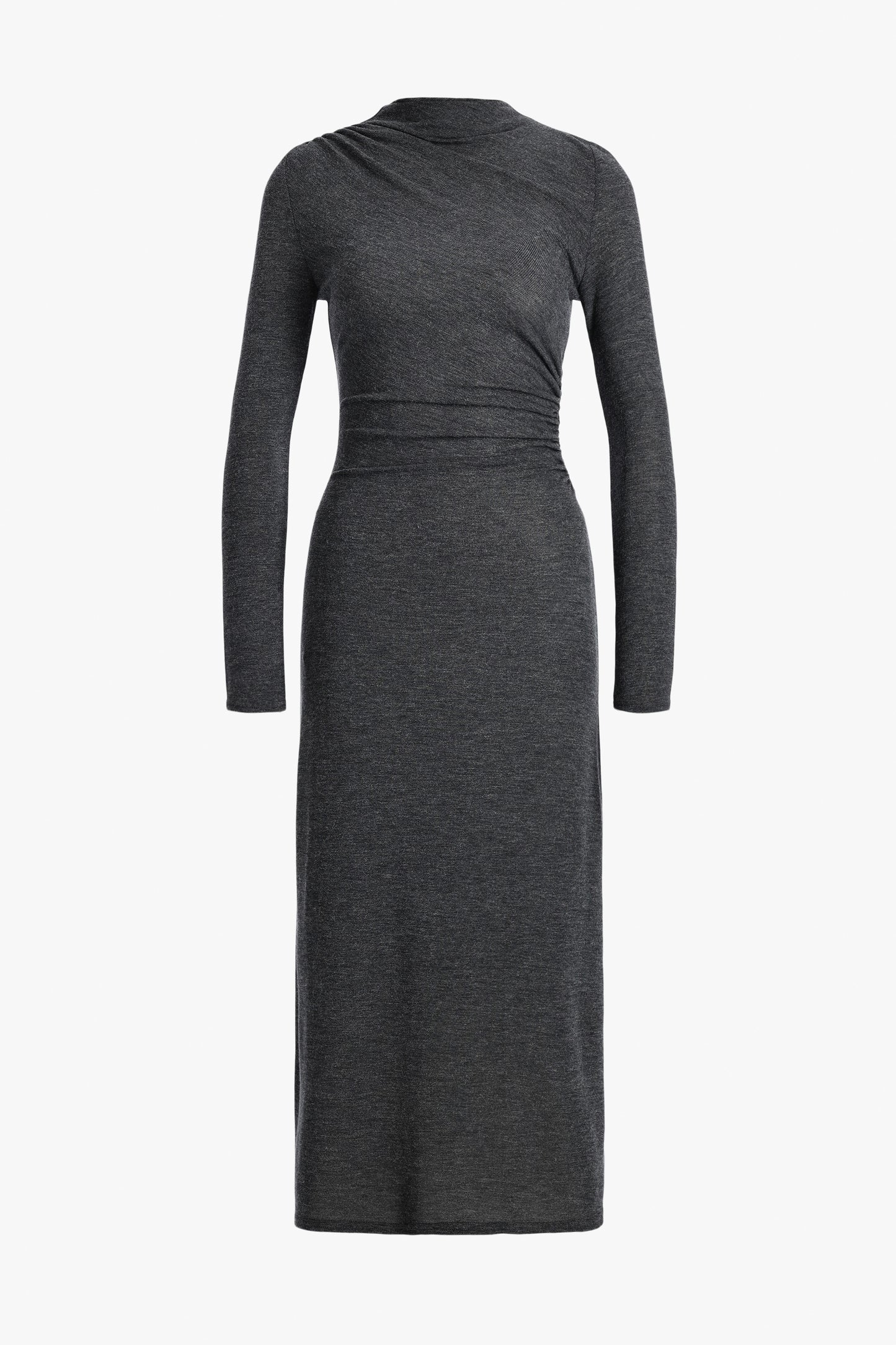 Kleid Margaret in Charcoal Rails