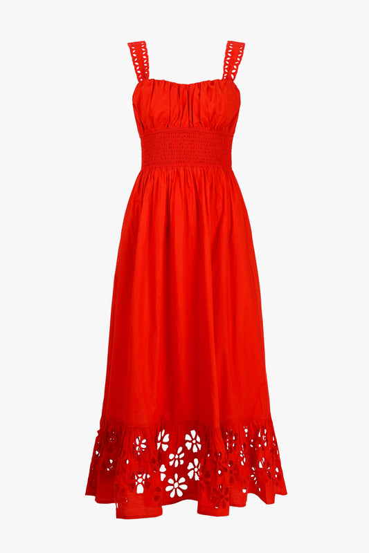 Moira Dress in ScarletRails - Anita Hass