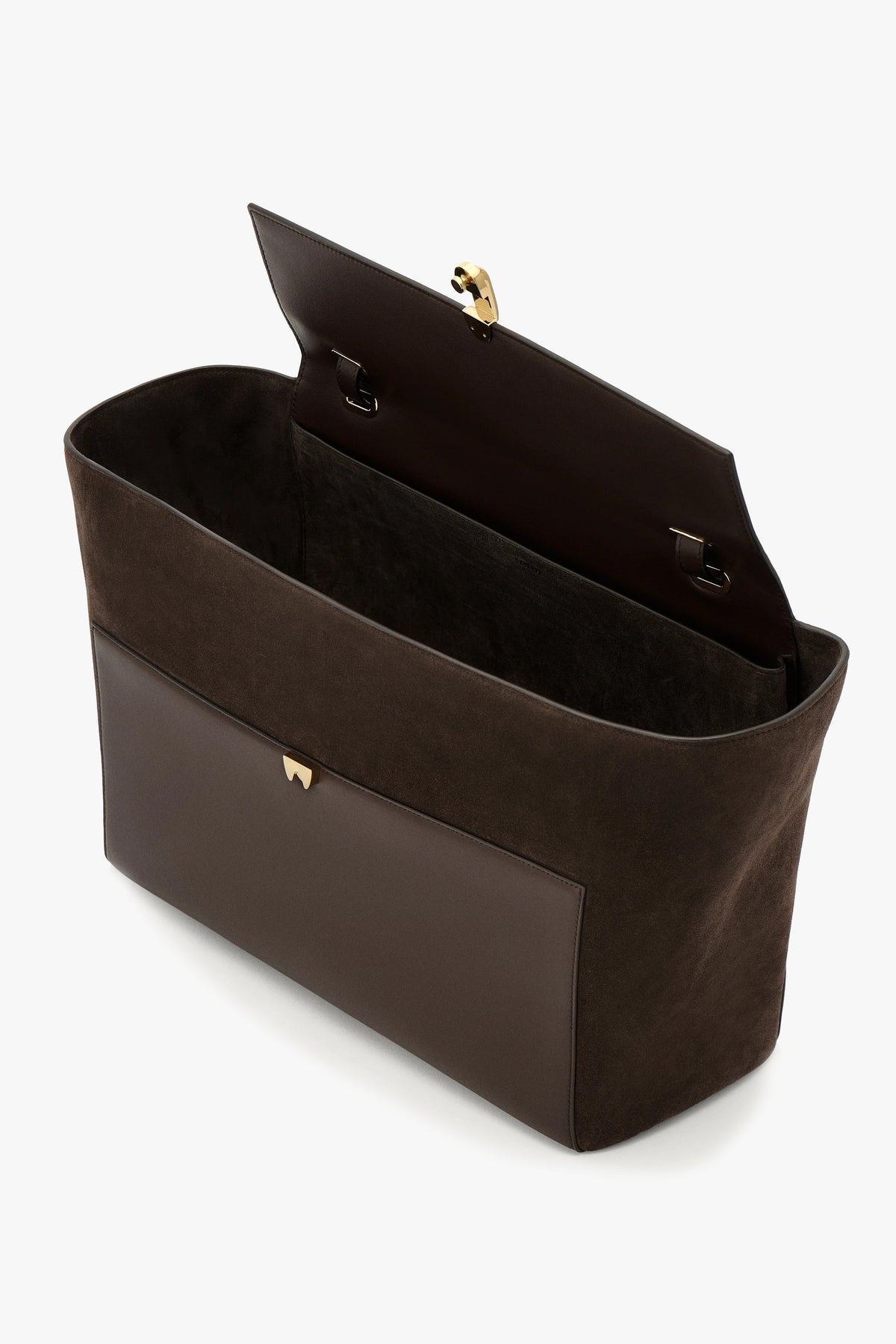Symmetry Trapeze Large Bag in Coffee Savette