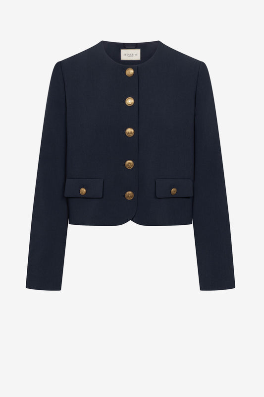 Catherine Optical Blazer in MarineSeductive - Anita Hass