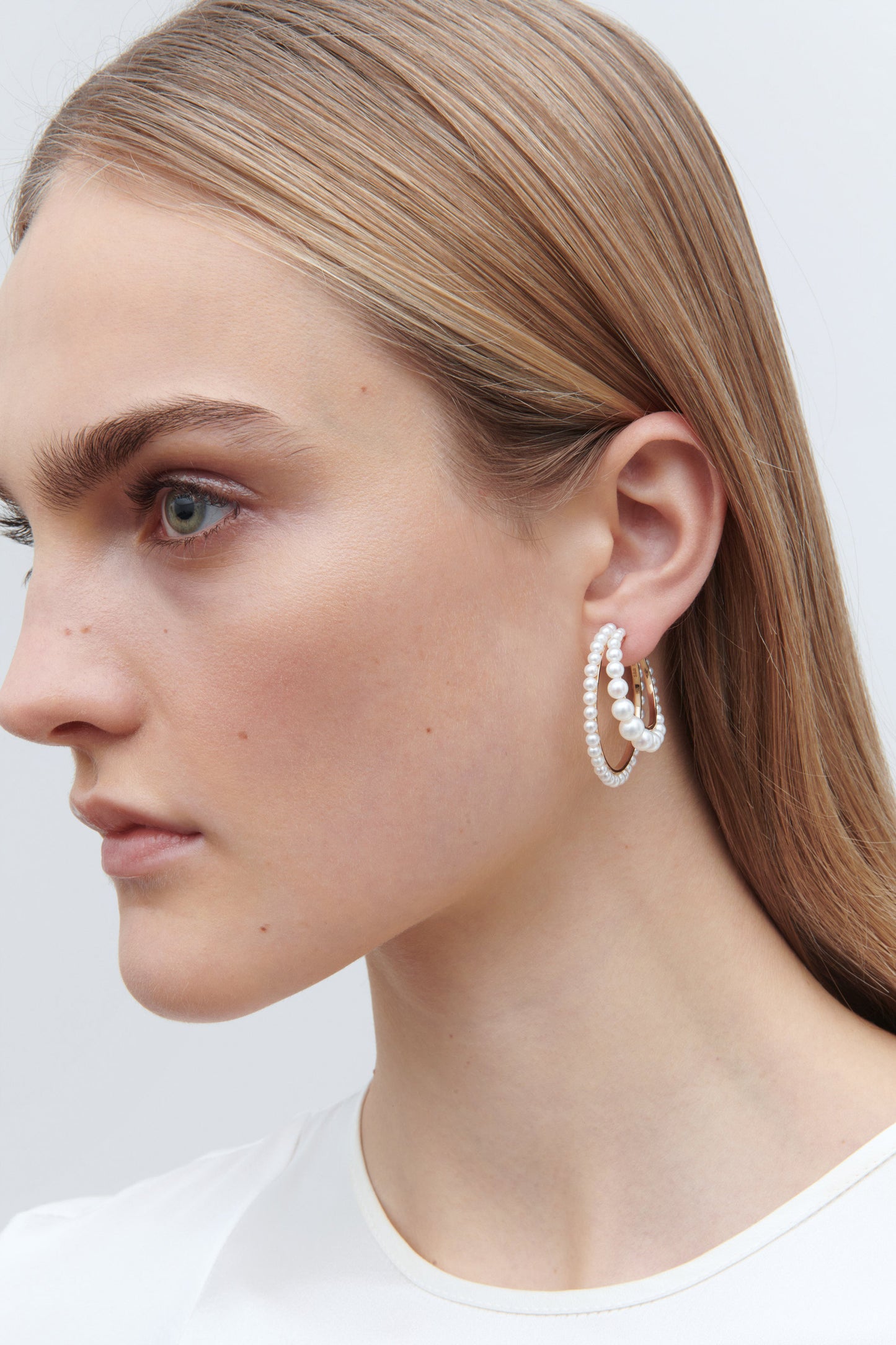 Ohrring Boucle Perle Links Sophie Bille Brahe