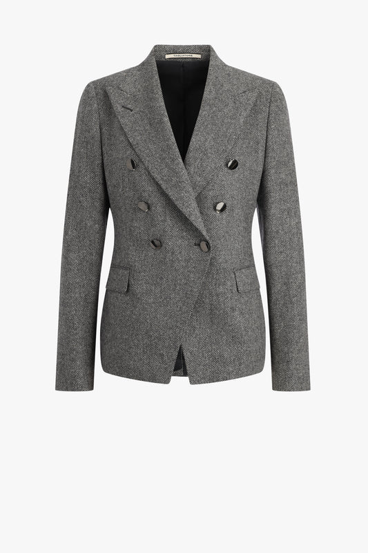 Alicya10B Blazer in Herringbone