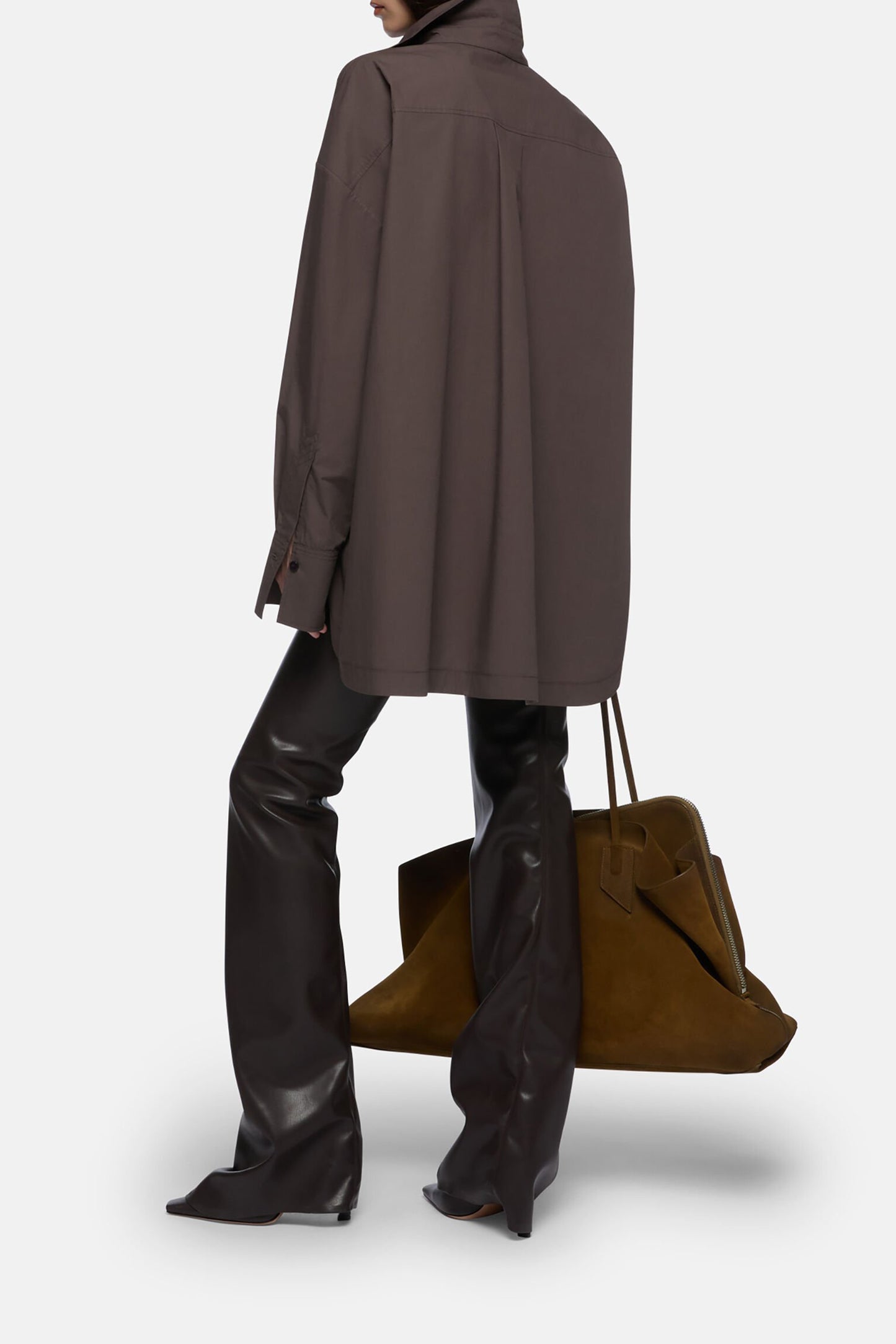 Bluse Diana in Dark BrownThe Attico - Anita Hass