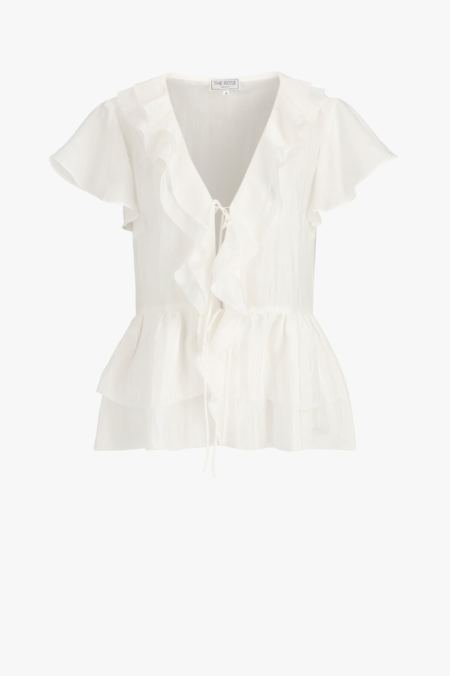 Juanita Blouse in Ivory by The Rose Ibiza - Anita Hass