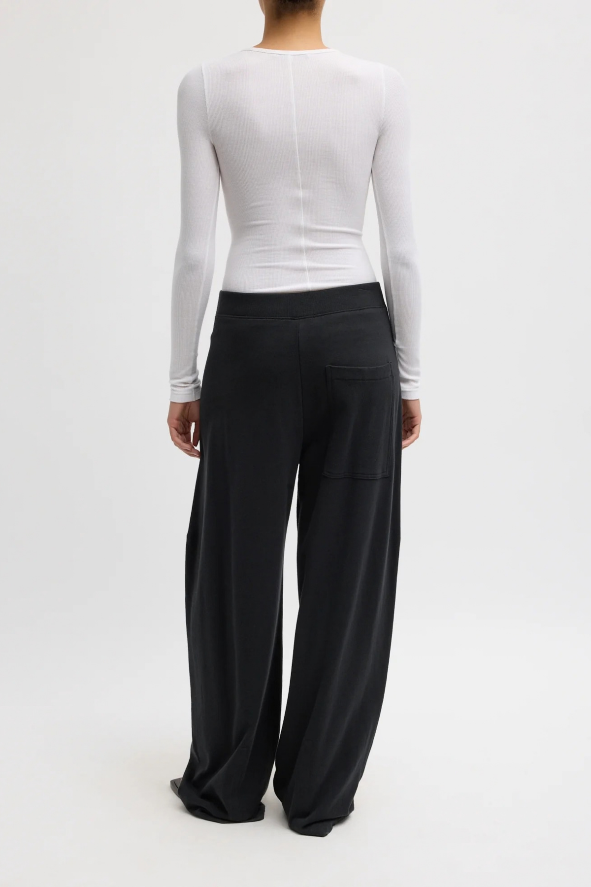 Hose Winslow Light Jersey in Schwarz Tibi