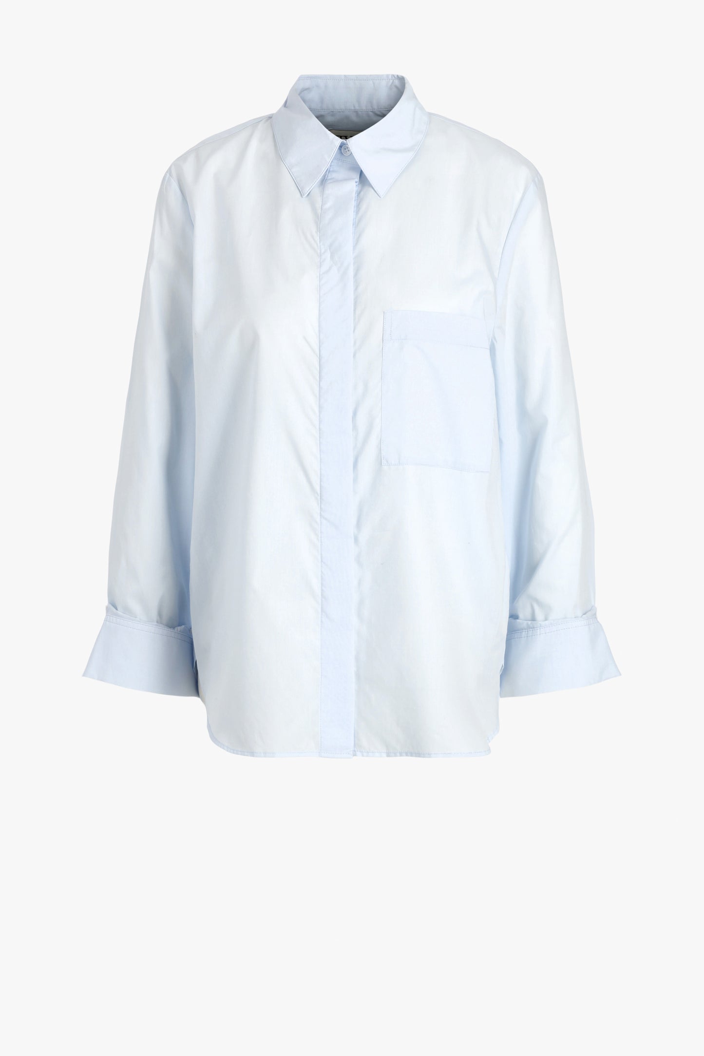 Boyfriend Blouse in Baby Blue