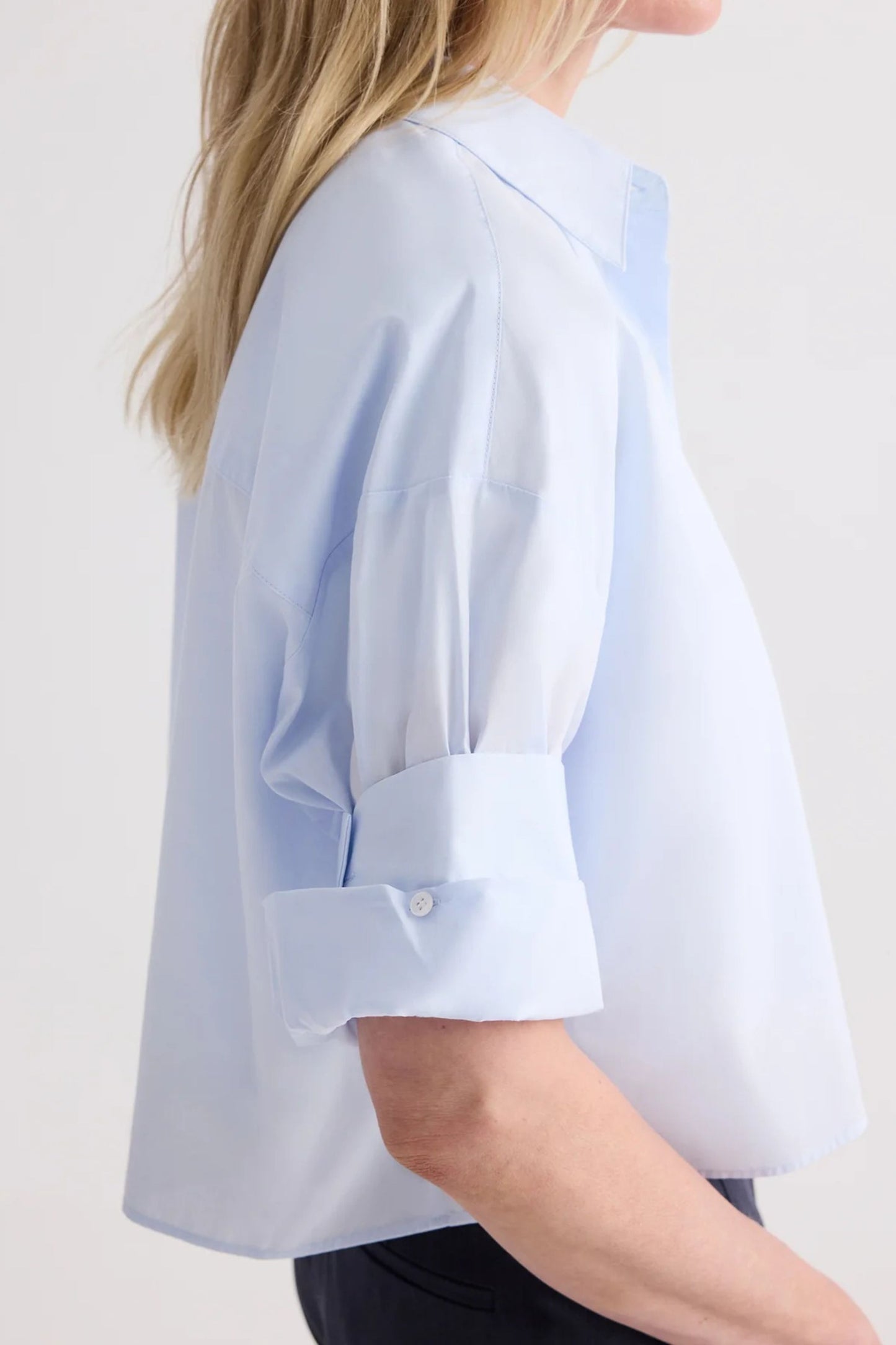 Bluse Next Ex in Baby Blue TWP Clothing