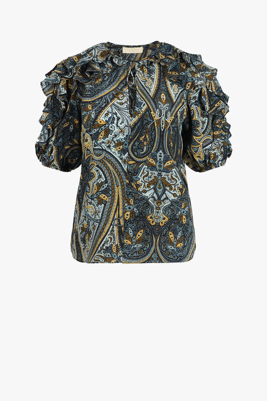 Bluse Josephine in Prussian Ulla Johnson