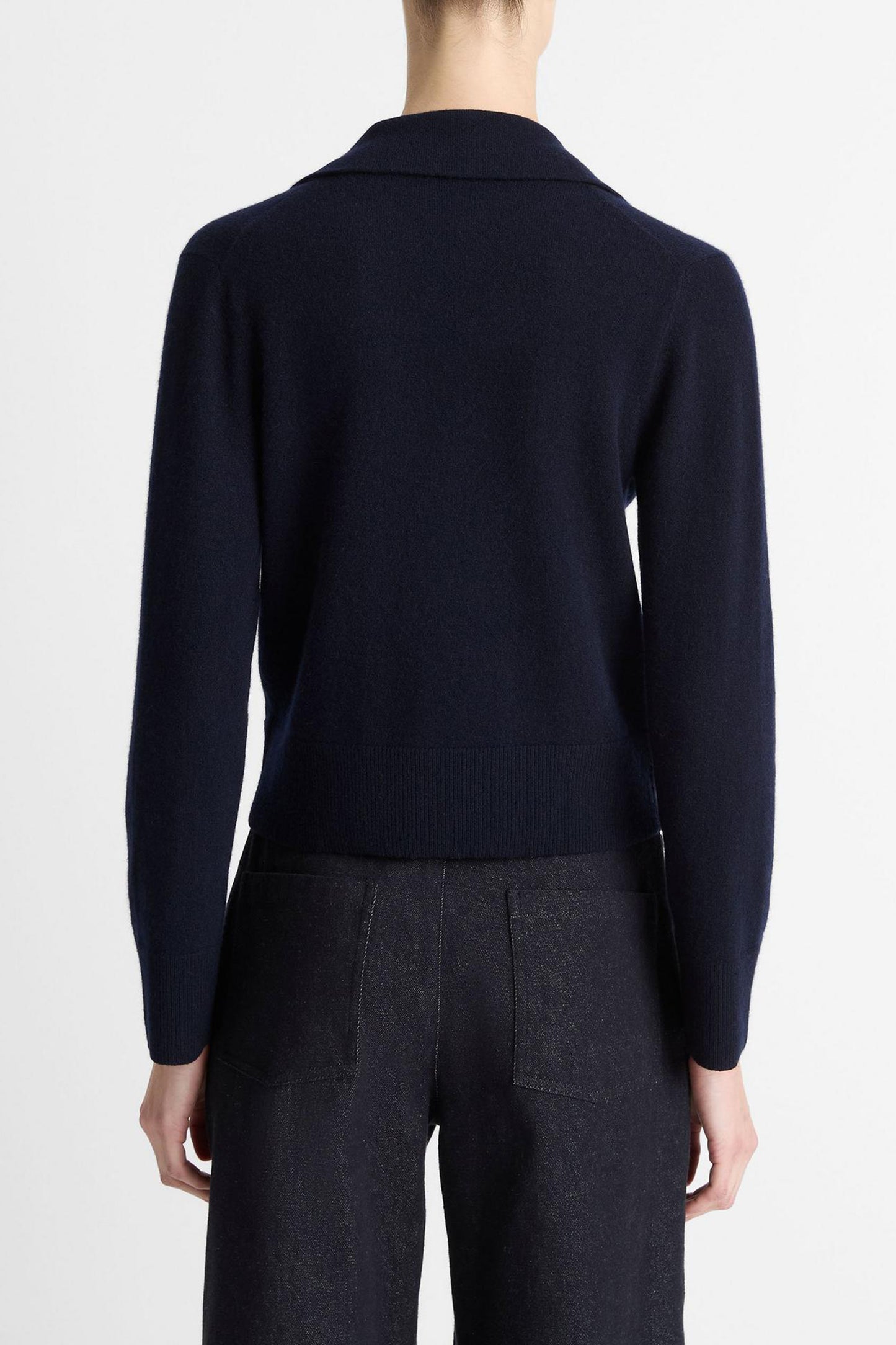 Cardigan Lapel in Coastal BlueVince - Anita Hass