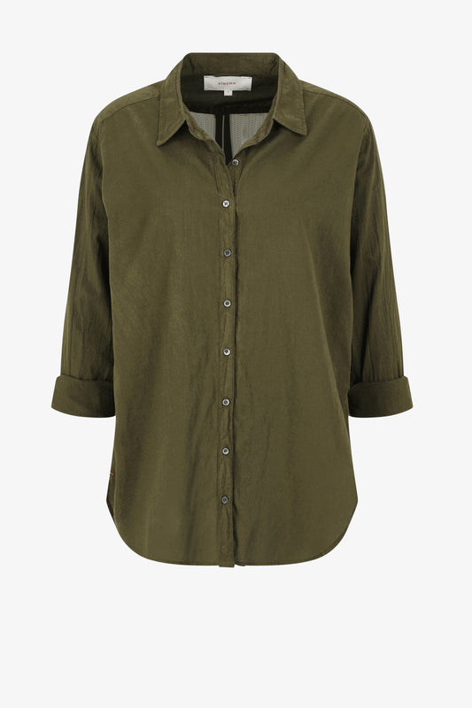 Bluse Beau in Olive Smoke Xírena
