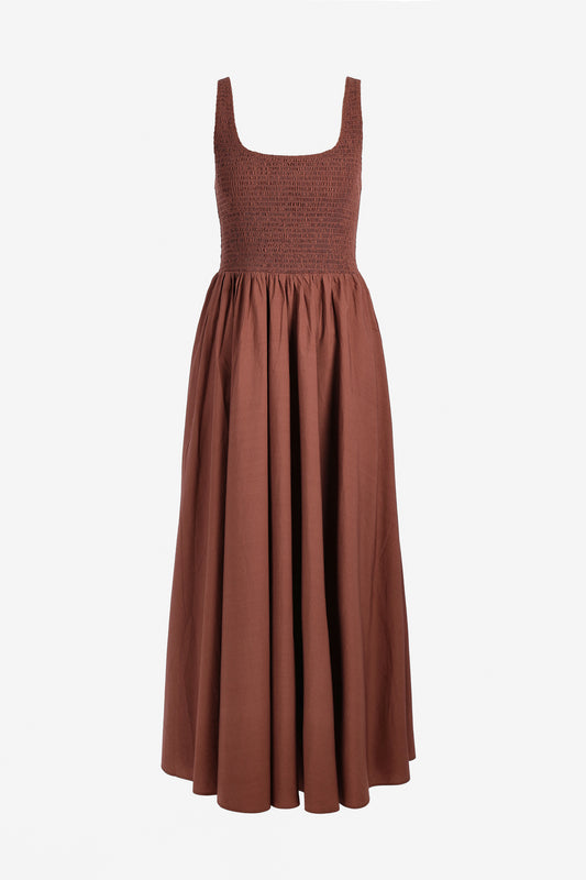 Florence Dress in Adobe BrownXírena - Anita Hass