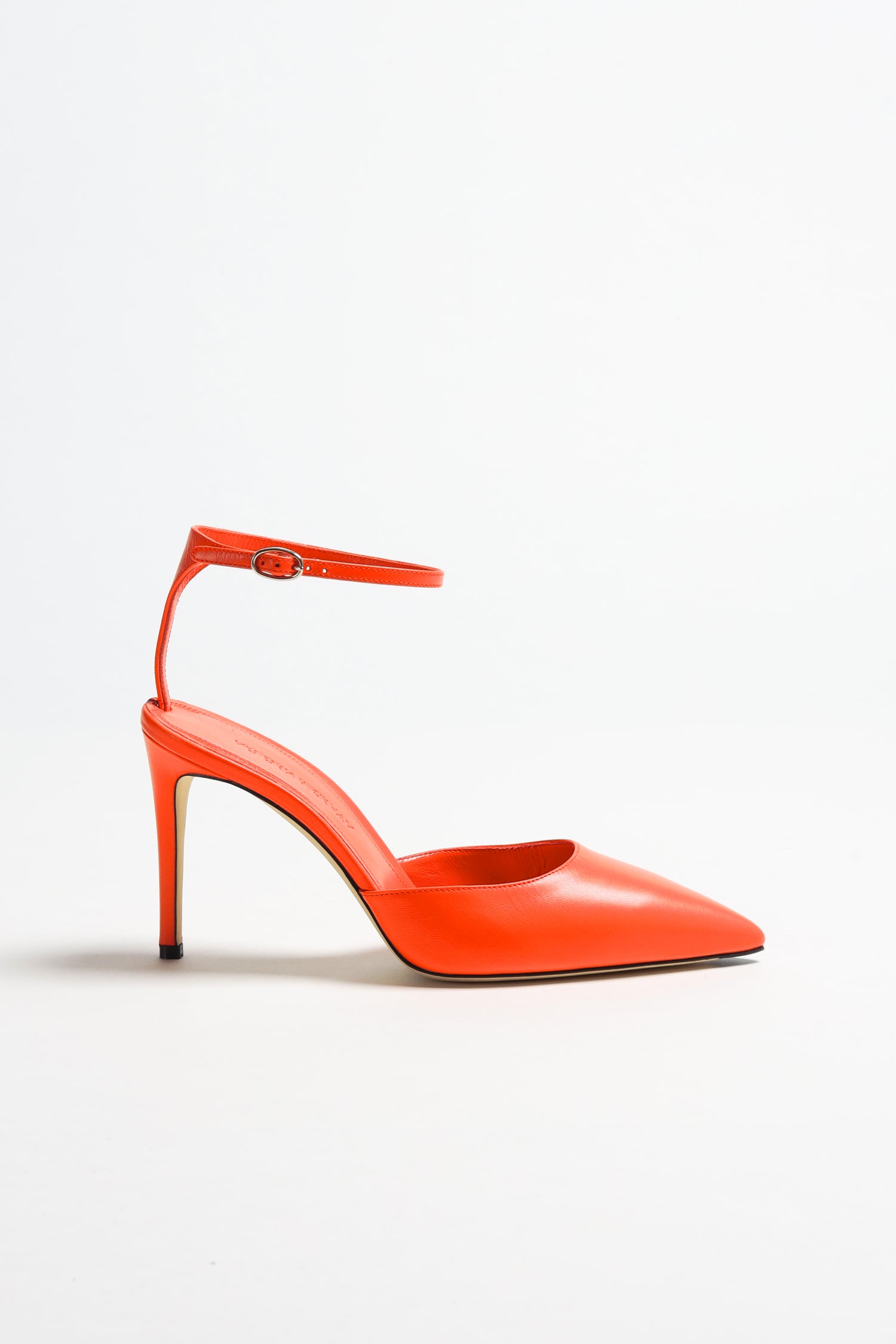 Bright orange clearance high heels