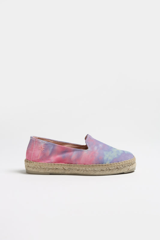 Slipper in Tie Dye Peony Manebi