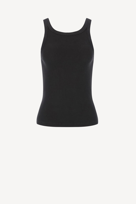 Tank Top Jennifer in Jet Black Nili Lotan