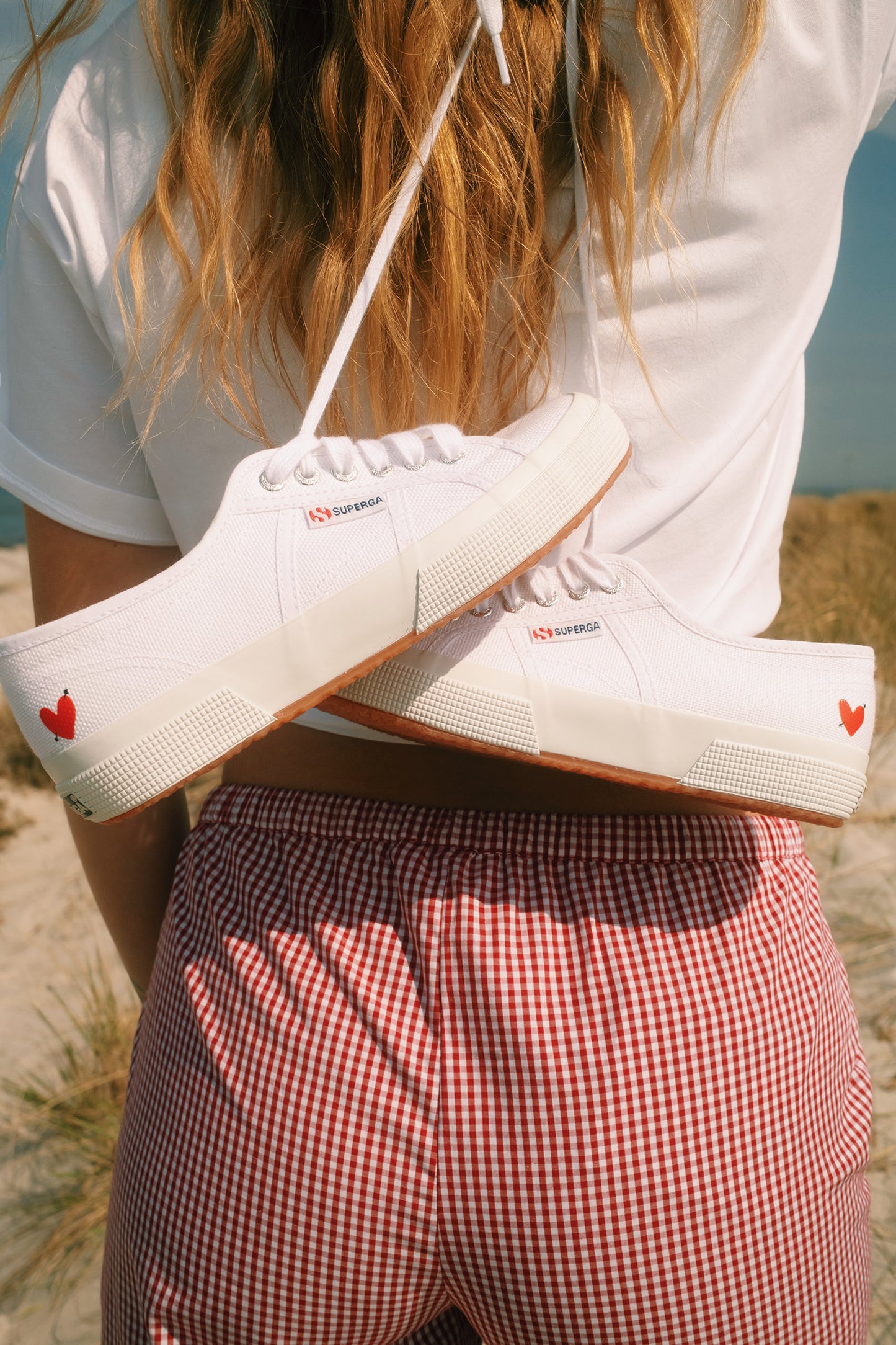 Sneaker 2750 'Heart' in WeißSuperga x Anita Hass - Anita Hass