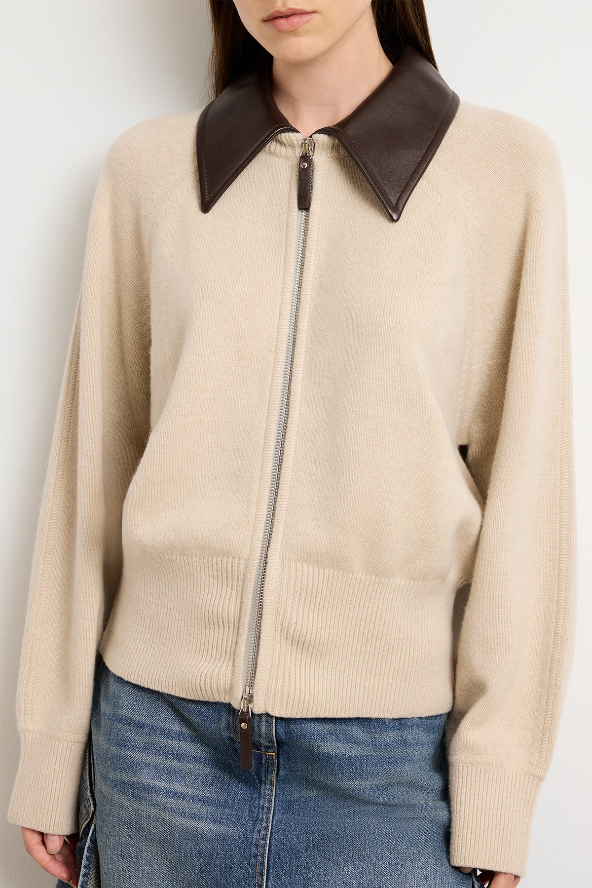Cardigan The Conrad in Oatmeal