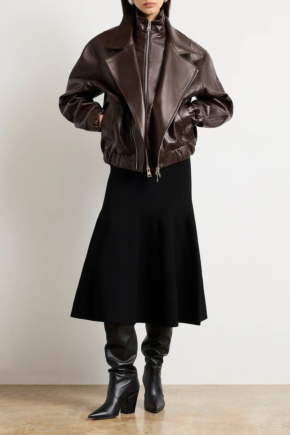 Kleid The Willa in SchwarzBrandon Maxwell - Anita Hass