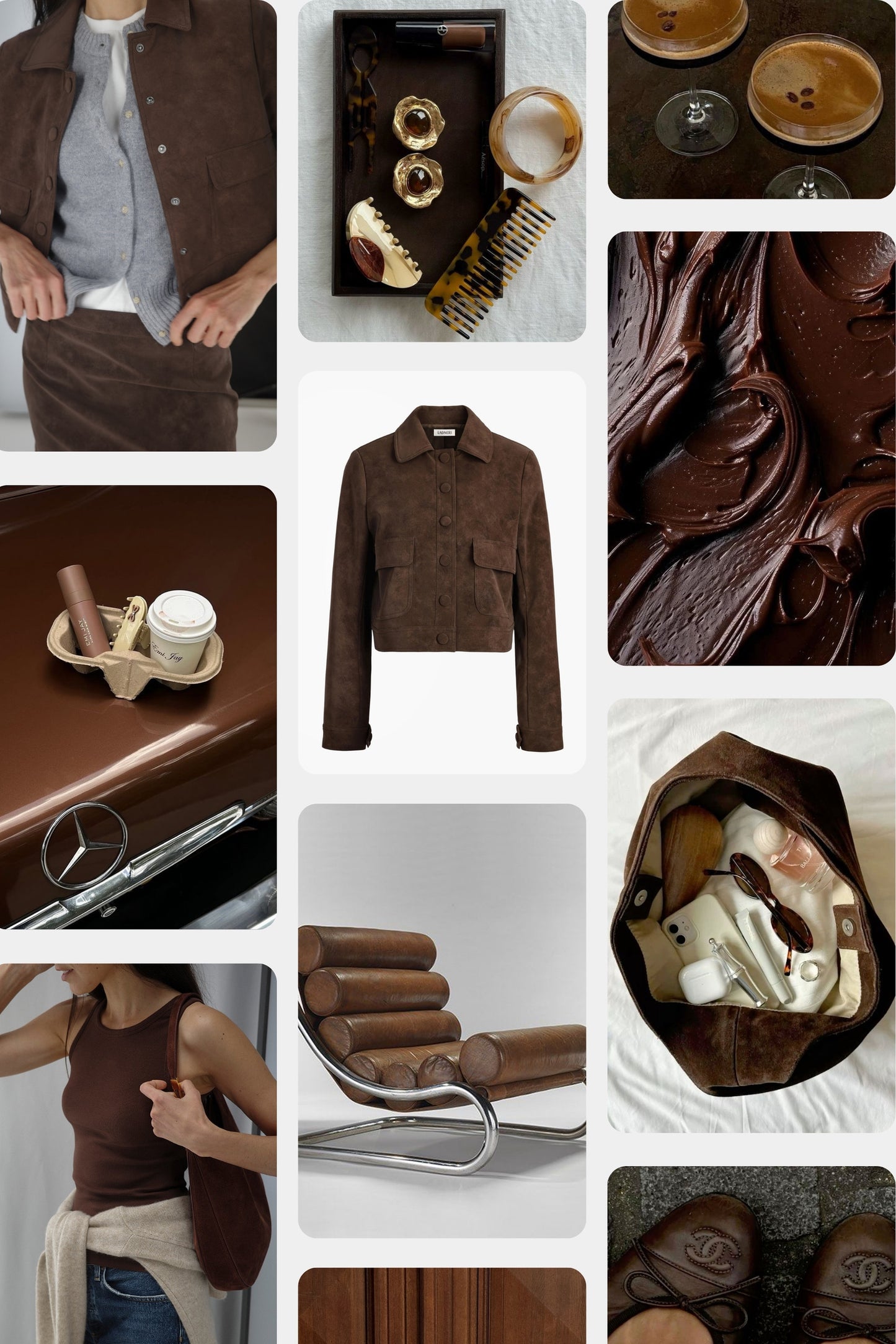 Jacket Darcie in Dark Brown