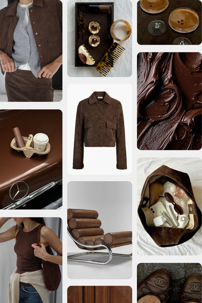 Jacket Darcie in Dark Brown