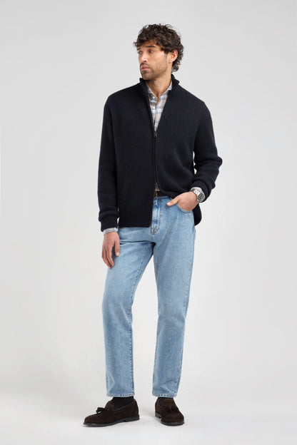Cardigan Paulie in NavyLadneri Men - Anita Hass