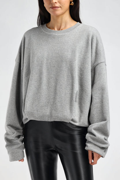 Sweatshirt Nick in Grau MelangeLadneri - Anita Hass