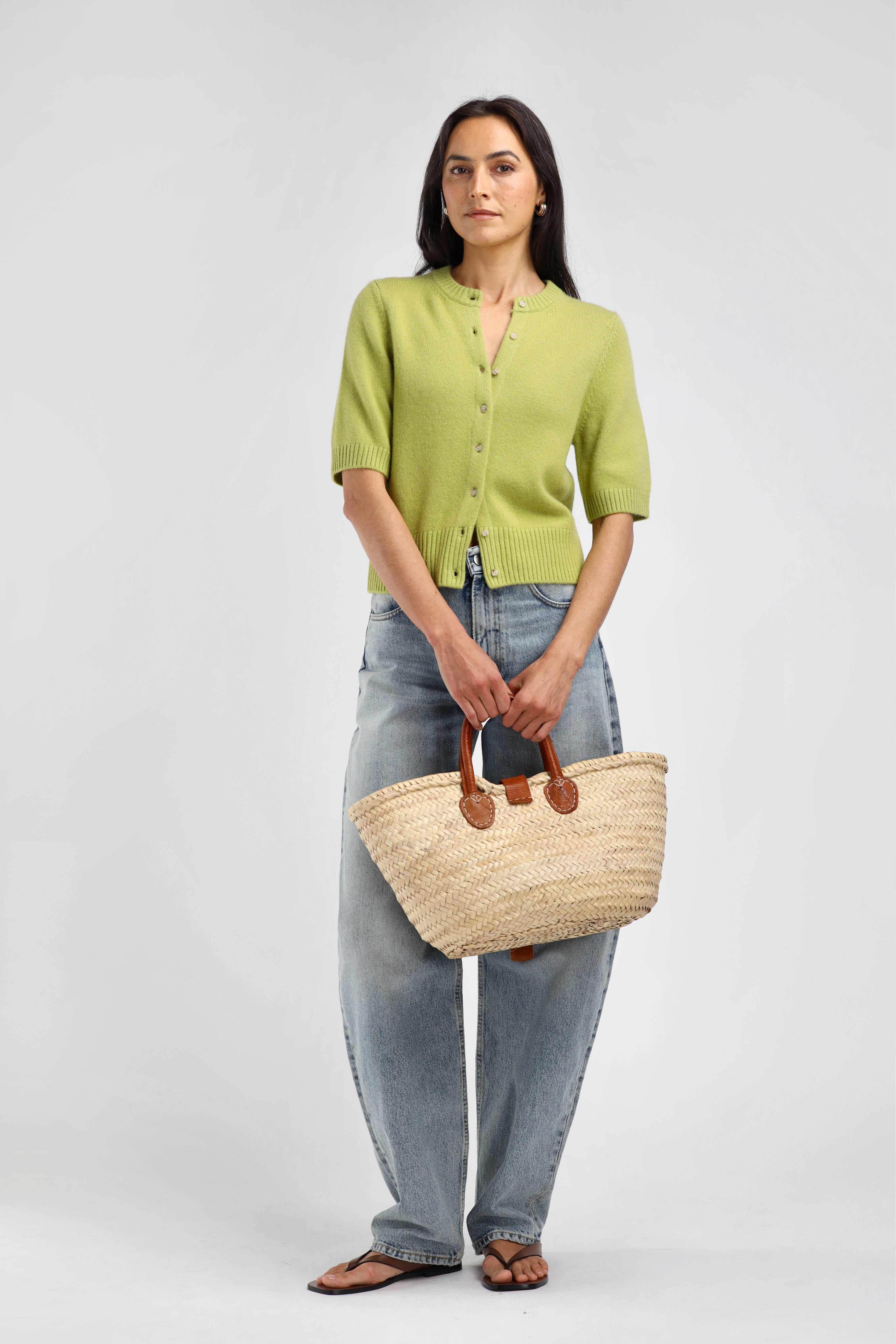 Cardigan Poupette Soleil in Matcha – anitahass.com