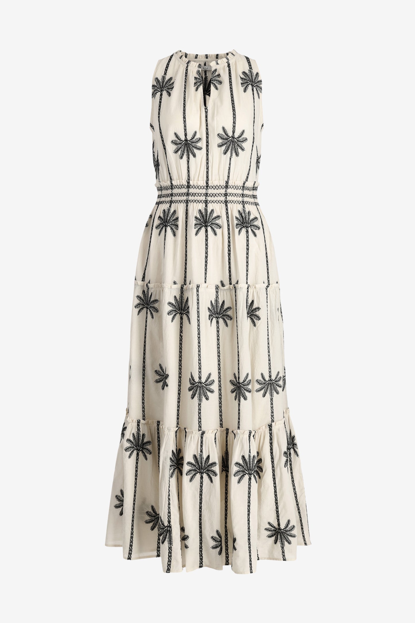 Kleid Loulou in Ivory Palms